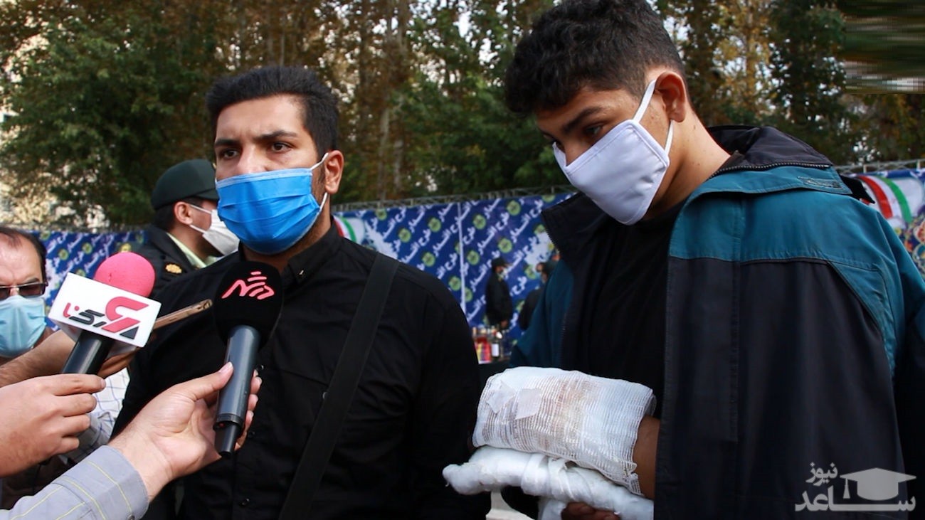 فیلم گفتگو با کشتی گیر بعد از قطع دستش با شمشیر اوباش تهرانی