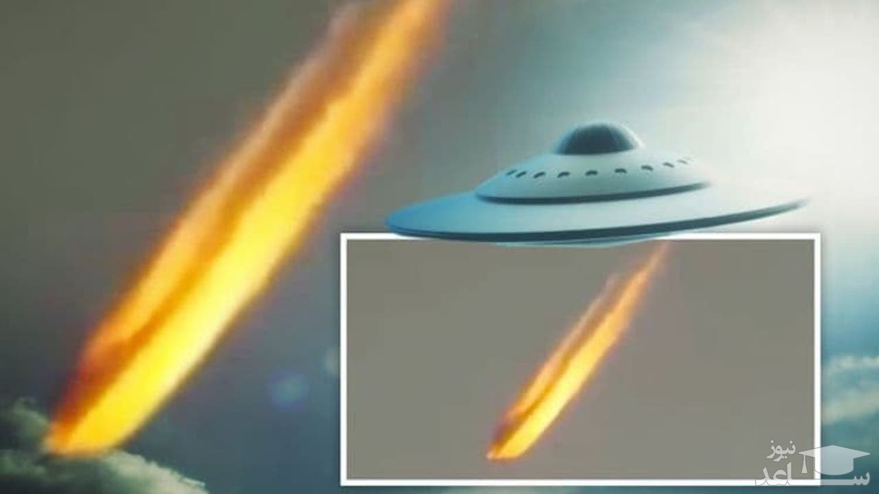 (فیلم) رویت سفینه فضایی در حال سقوط در آمریکا