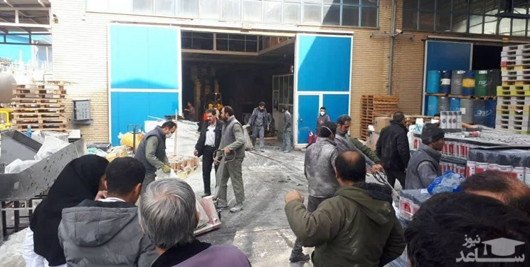 انفجار کارخانه رنگ‌سازی در آذرشهر با 65 مصدوم +فیلم و عکس