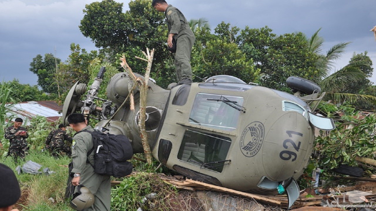 یک بالگرد نظامی در فیلیپین سقوط کرد/ ۷ نفر کشته شدند
