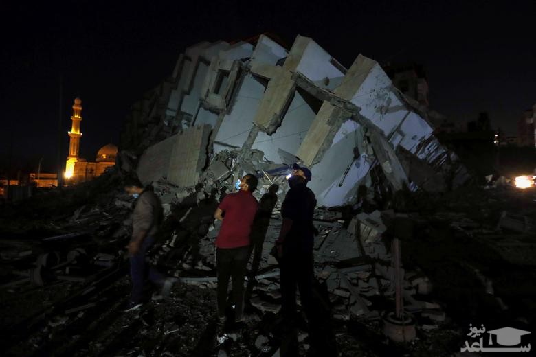 حملات هوایی اسراییل به نوار غزه