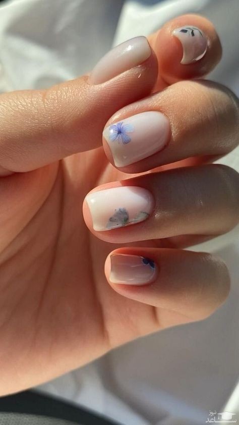 لاک ناخن گلدار