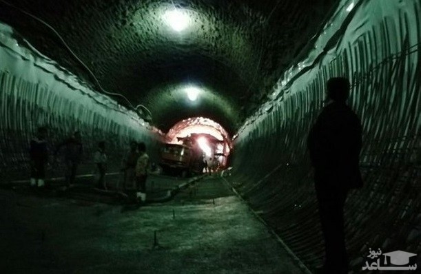 ریزش تونل مترو در تقاطع آزادی تهران