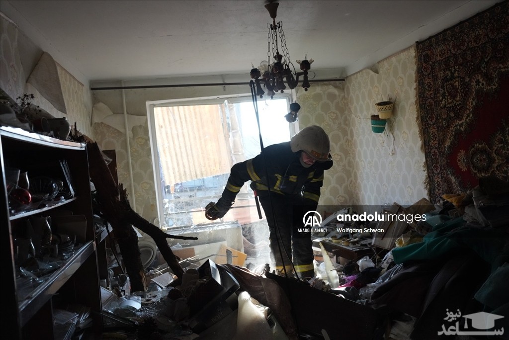 بمباران شهرهای اوکراین توسط روسیه