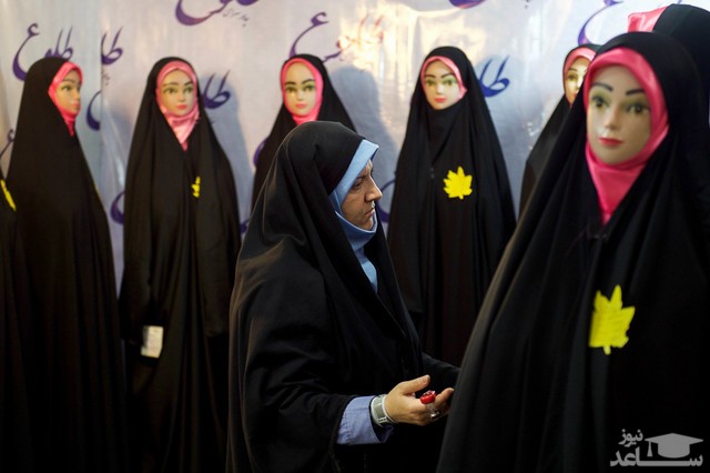 (عکس) طرح تعویض چادر مشکی فرسوده با چادر نو!