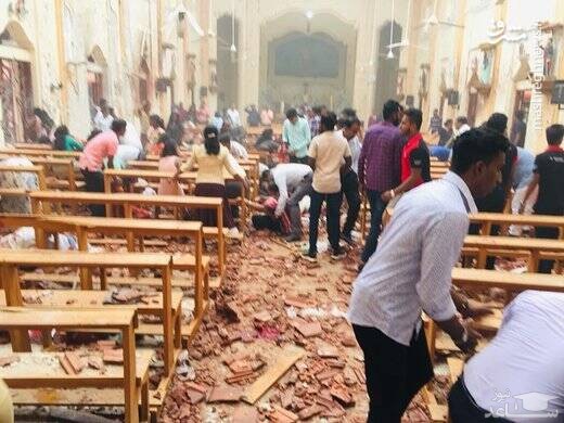 تصاویری از انفجارهای مرگبار در سریلانکا