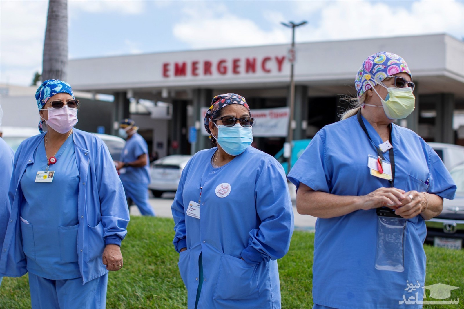 مجبور شدن کارکنان بیمارستانی در کالیفرنیا به استفاده مجدد از ماسک و تجهیزات حفاظتی