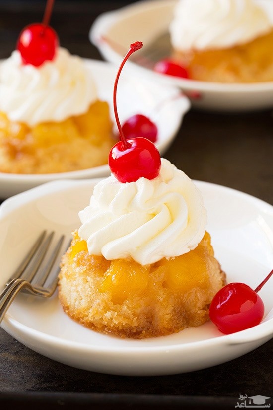 کاپ کیک وارونه آناناس