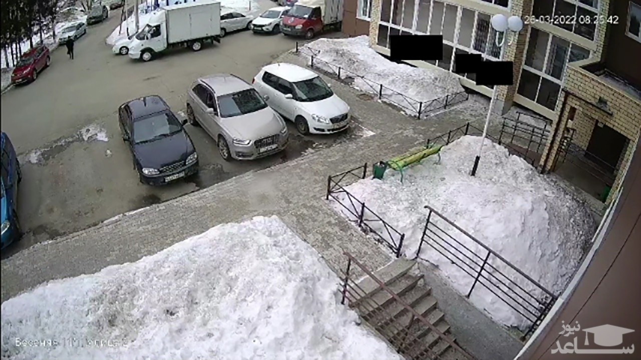 (فیلم) مردی که با دستان خالی کامیونت را متوقف کرد 