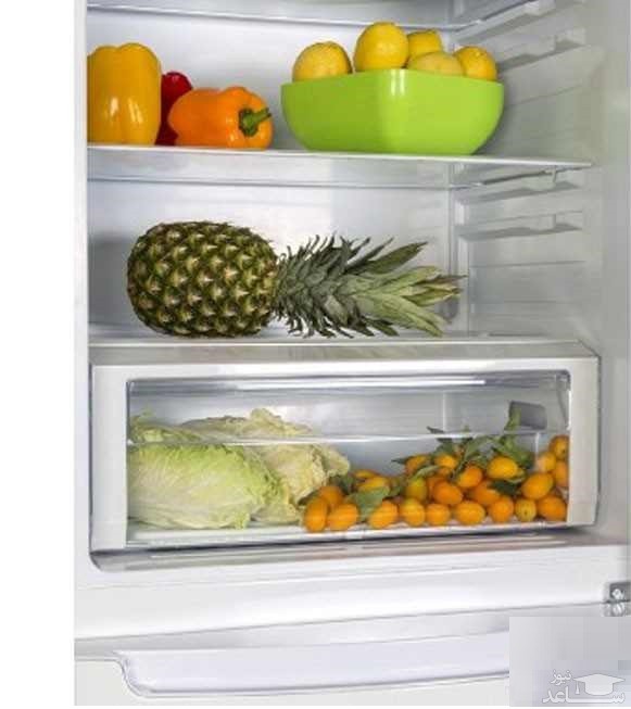 فضای داخل یخچال زیرووات مدل Z5