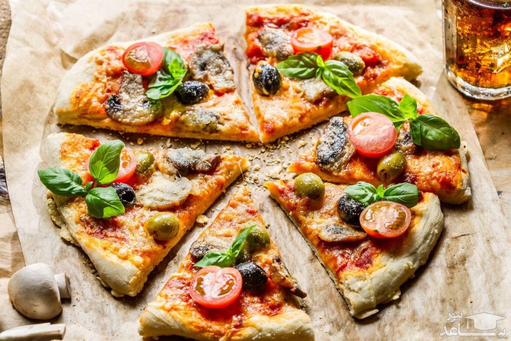 نحوه ی درست کردن پیتزا سبزیجات