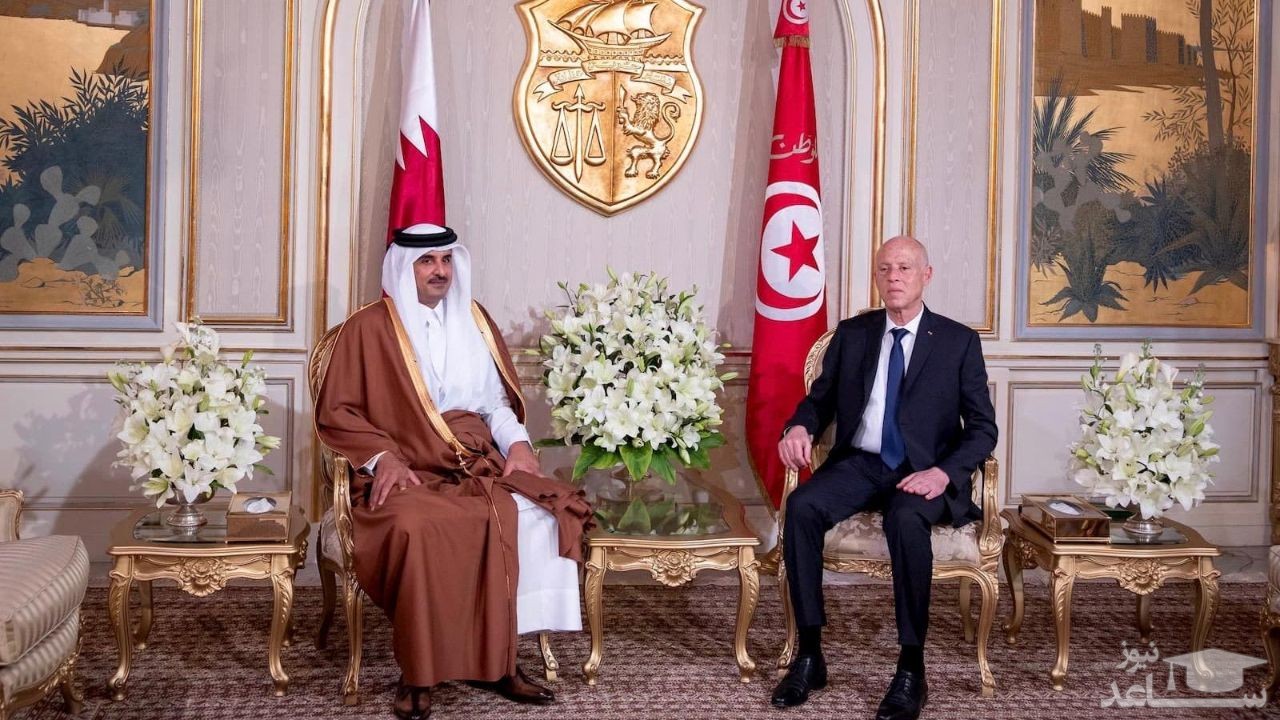 رئیس جمهور تونس با امیر قطر دیدار کرد
