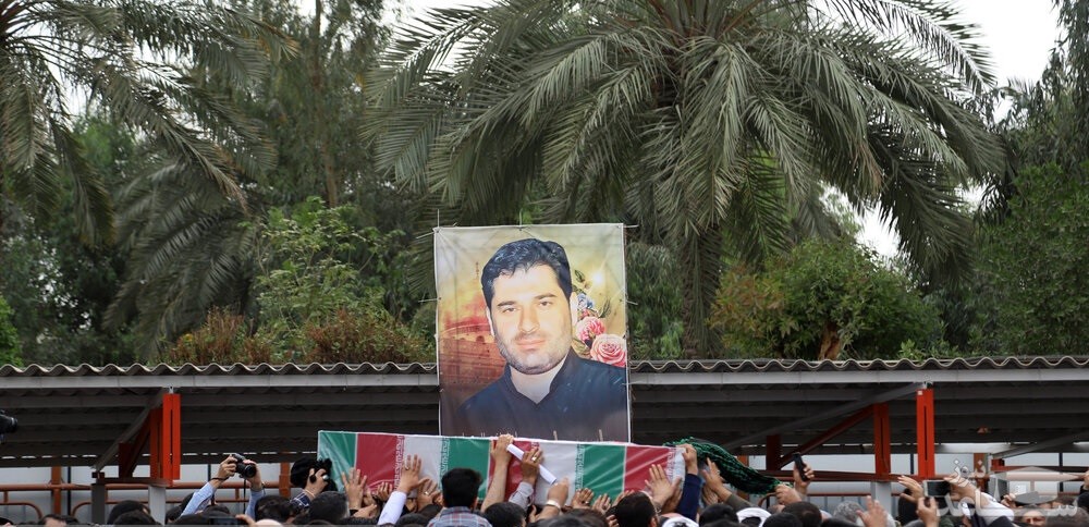 تشییع پیکر شهید احسان کربلایی پور