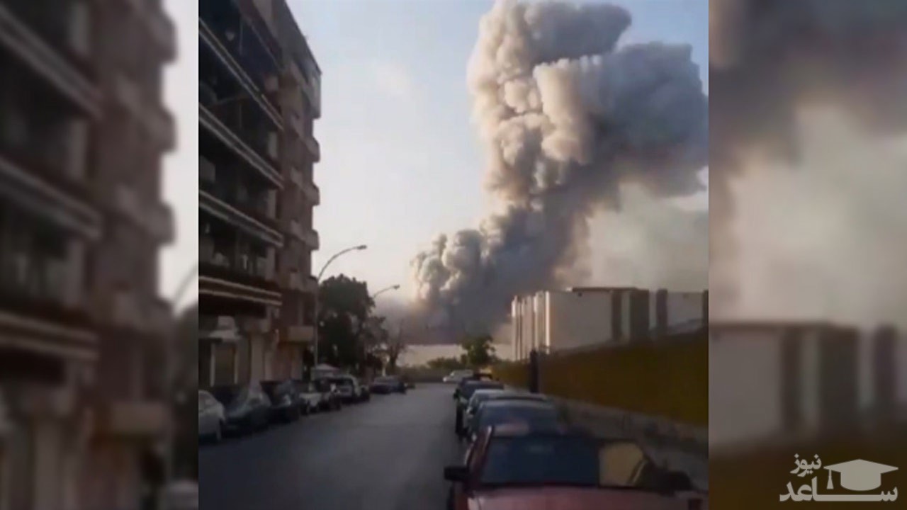 (فیلم) مرگ دلخراش یک مرد حین فیلم گرفتن از انفجارهای بندر بیروت 