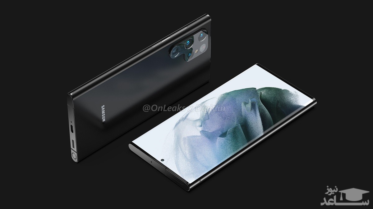 رندرهای گلکسی S22 اولترا با طراحی متفاوت دوربین و جایگاه مخصوص S Pen منتشر شد