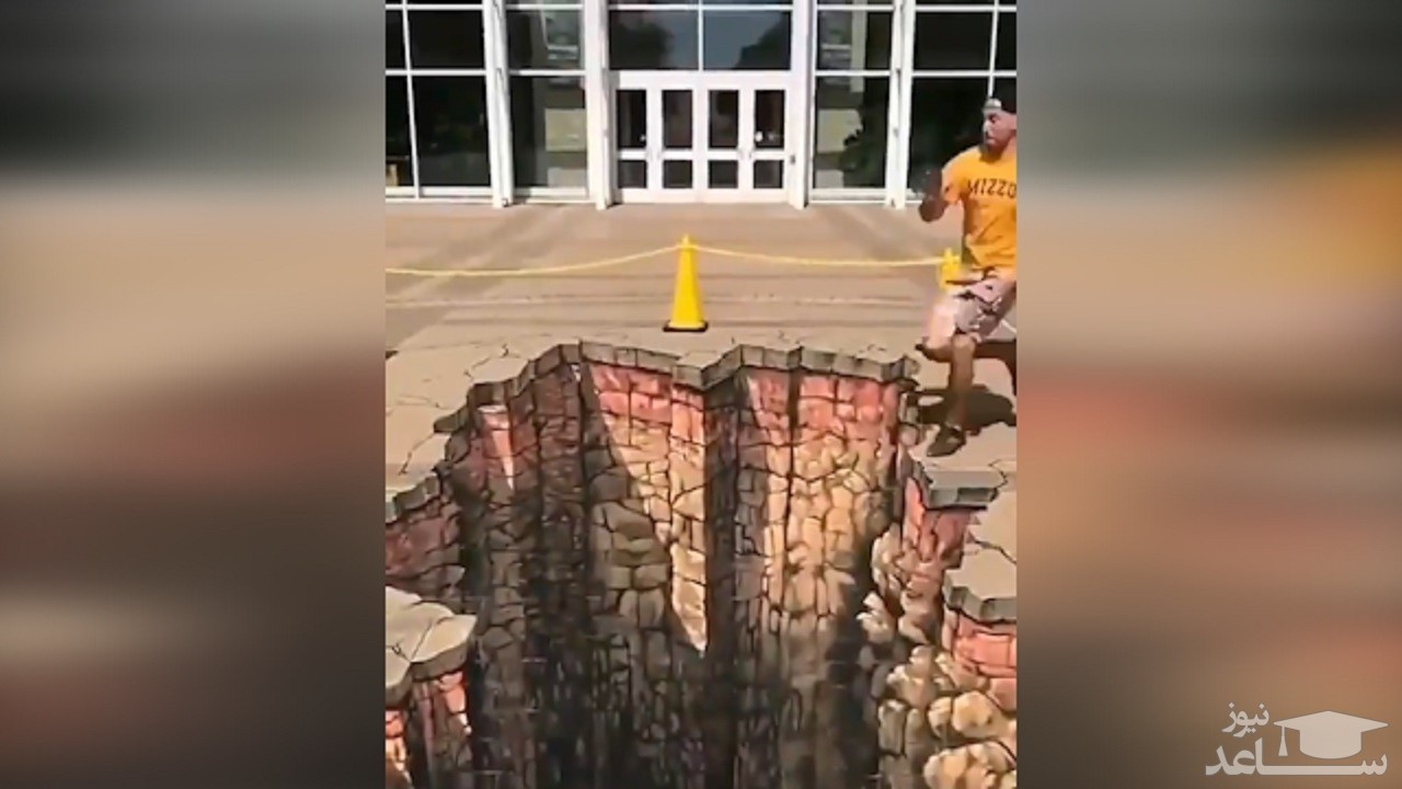 (فیلم) نقاشی سه‌بعدی فوق العاده جالب