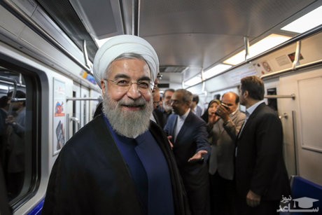 رئیس جمهوری بخش جنوبی خط 6 مترو تهران را افتتاح کرد