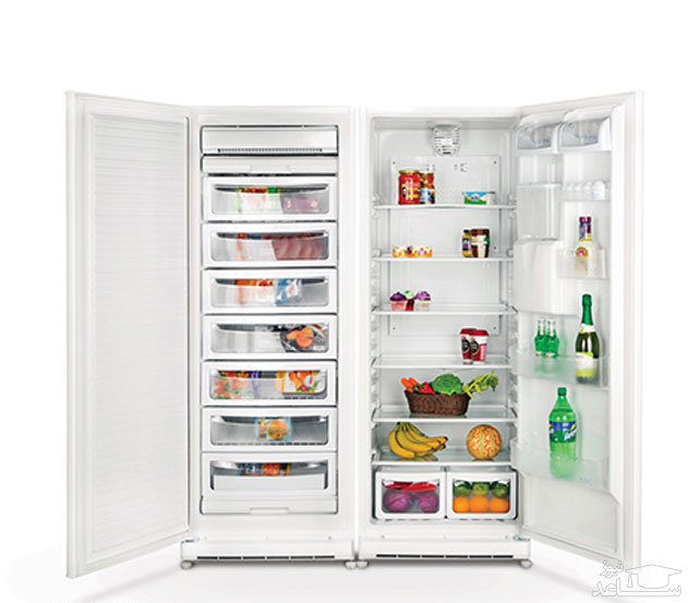 داخل یخچال و فریزر دوقلو مجیک( شف) مدل MCRDI565