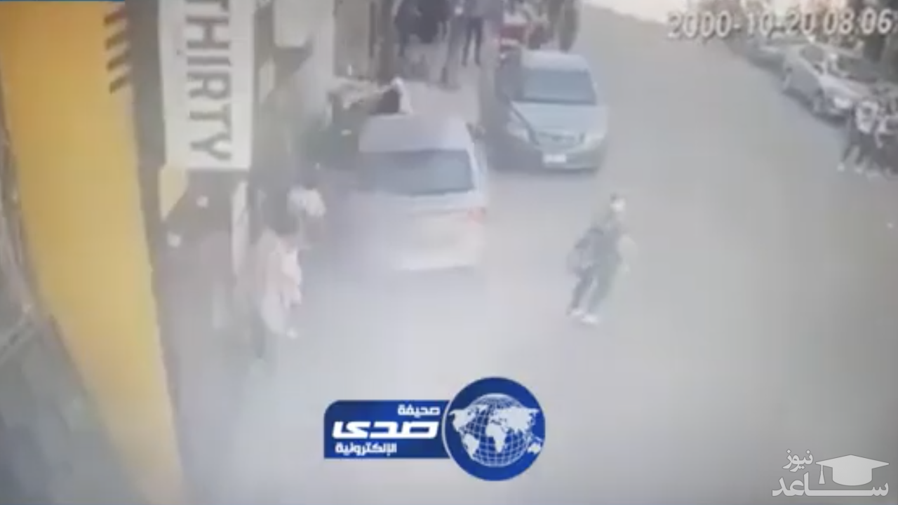 (فیلم) زیر گرفته شدن ۳ شهروند توسط فرزند تاجر بزرگ قاهره