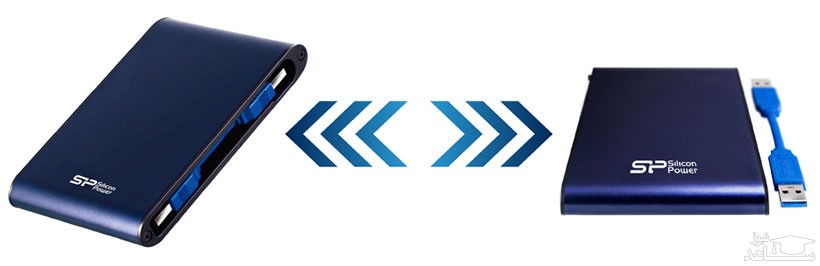 هارد اکسترنال Silicon Power مدل Armor A80 ظرفیت 2 ترابایت