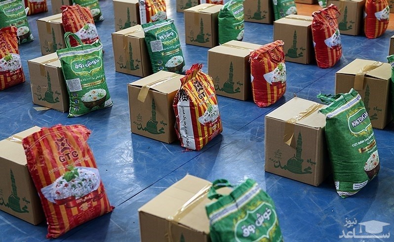 (تصاویر) توزیع ۱۴۰۰۰ بسته معیشتی بین پاکبانان شهر تهران
