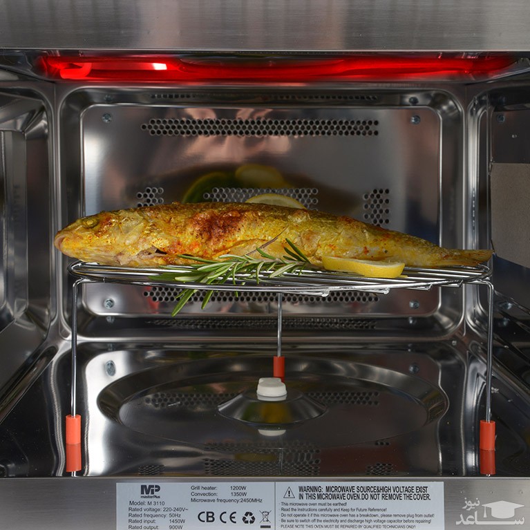 فضای داخلی مایکروویو مسترپلاس مدلM 3111