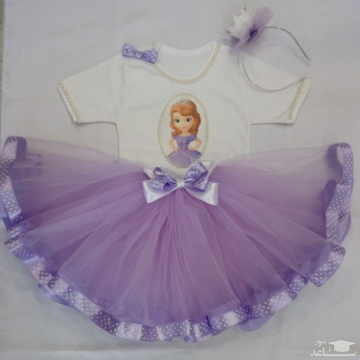 مدل لباس تولد برای تم تولد پرنسس صوفیا