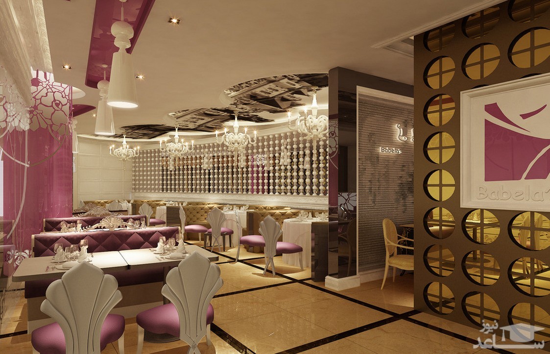 دکوراسیون داخلی یک رستوران مدرن