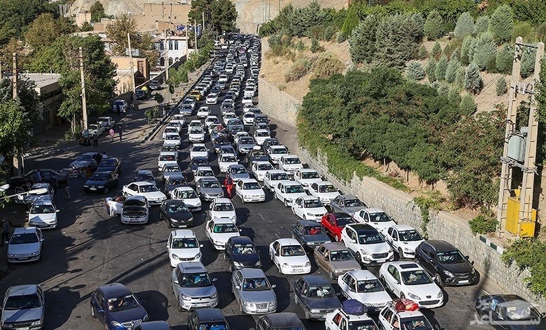 تردد وسایل نقلیه از کرج به چالوس ممنوع شد