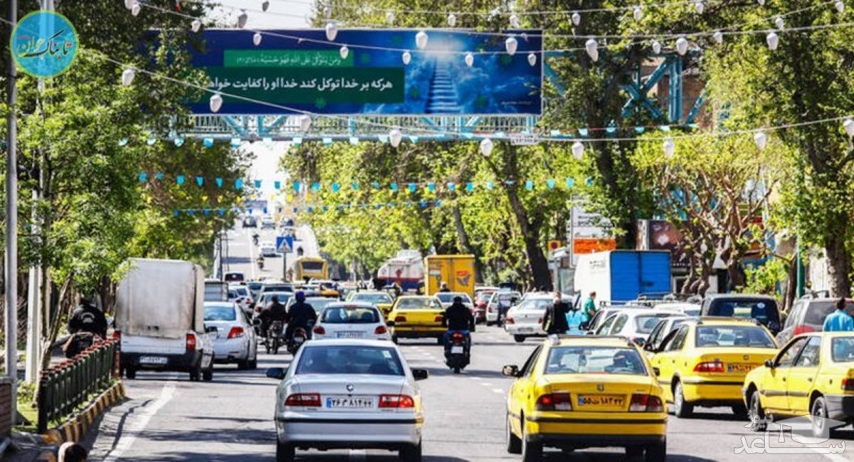 (فیلم) پشت نویسی عجیب یک سمند در تهران!