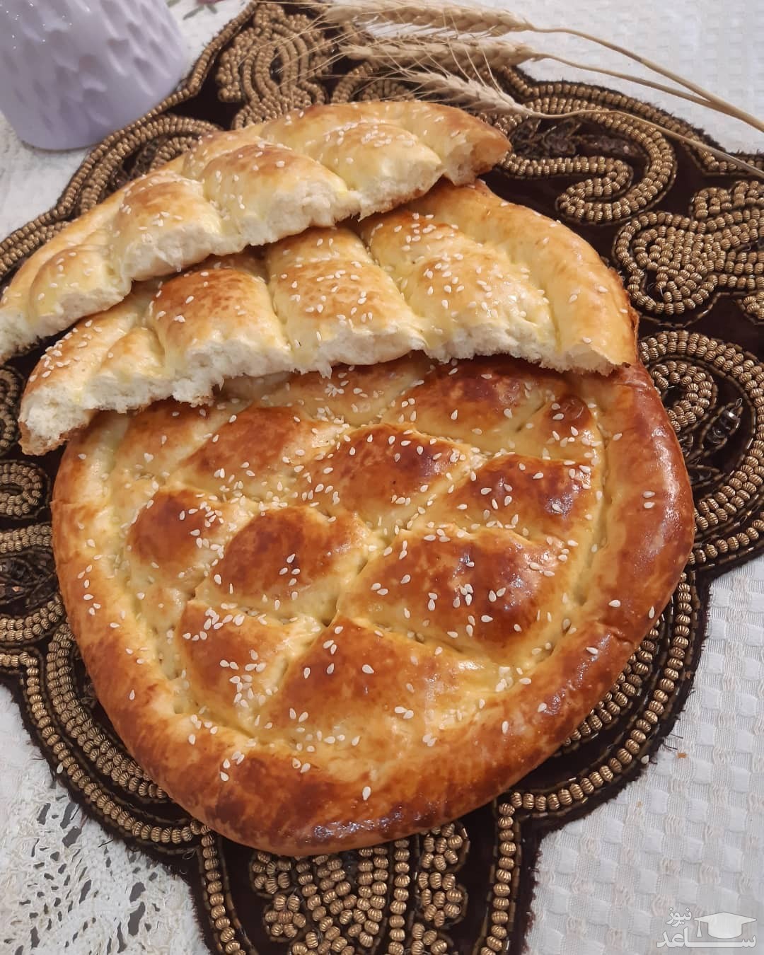روش تهیه نان پیده ترکیه برای رمضان