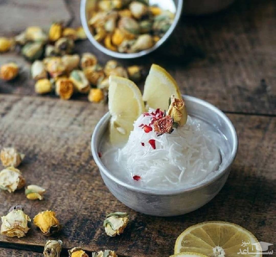 فالوده با رشته آماده 