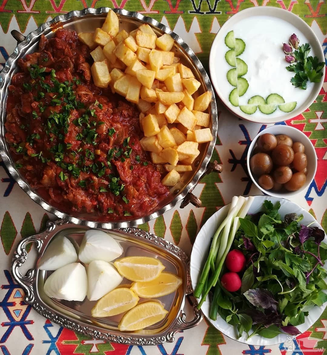 روش تهیه خوراک دل آذربایجانی لذیذ