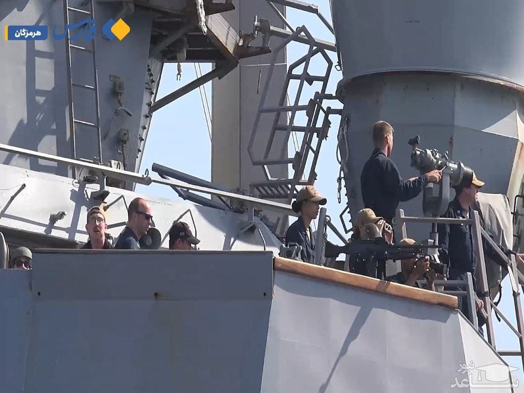 فیلم چالش نظامی ایران و آمریکا در دریای عمان