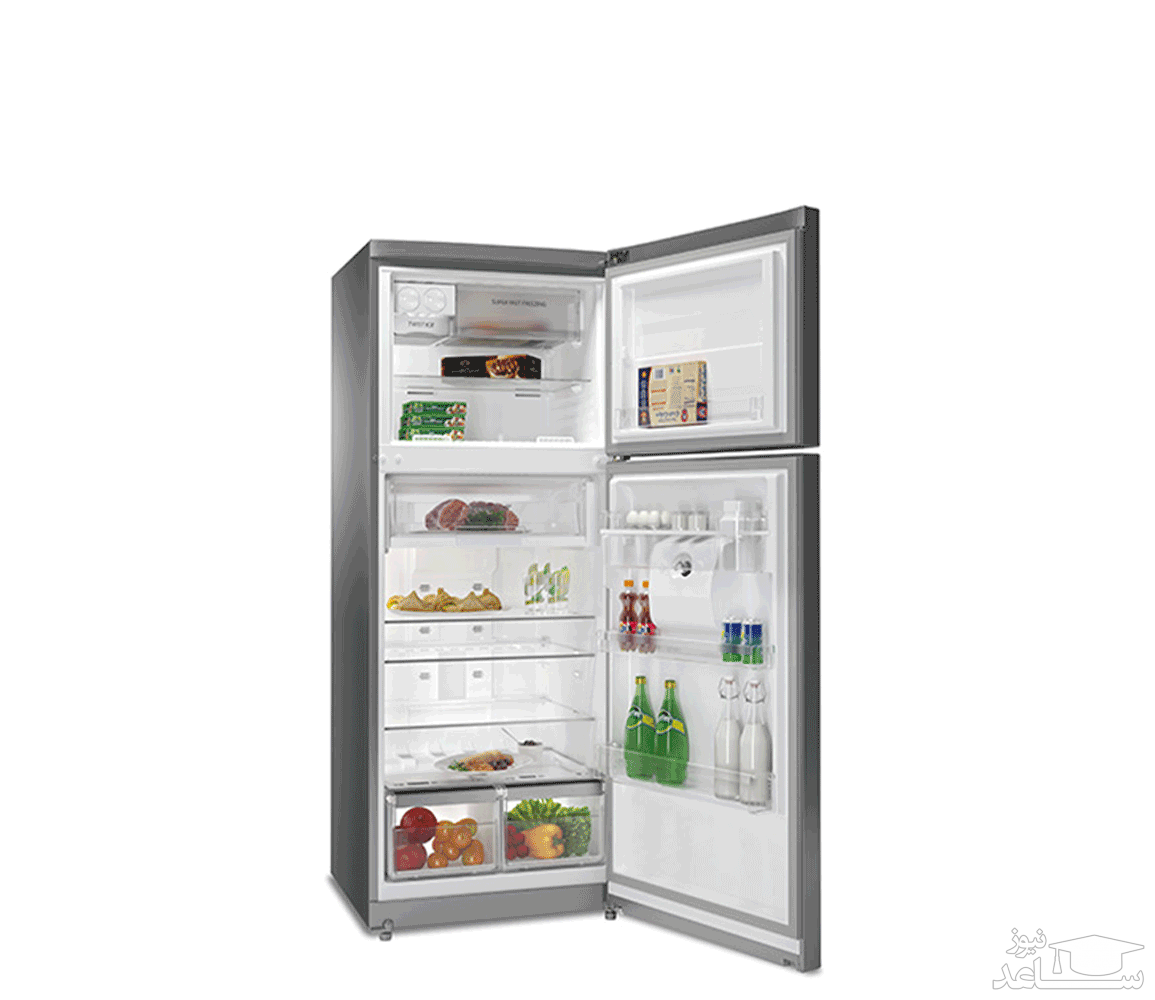 فضای داخل یخچال فریزر ویرپول TTNF 8211 OX AQUA