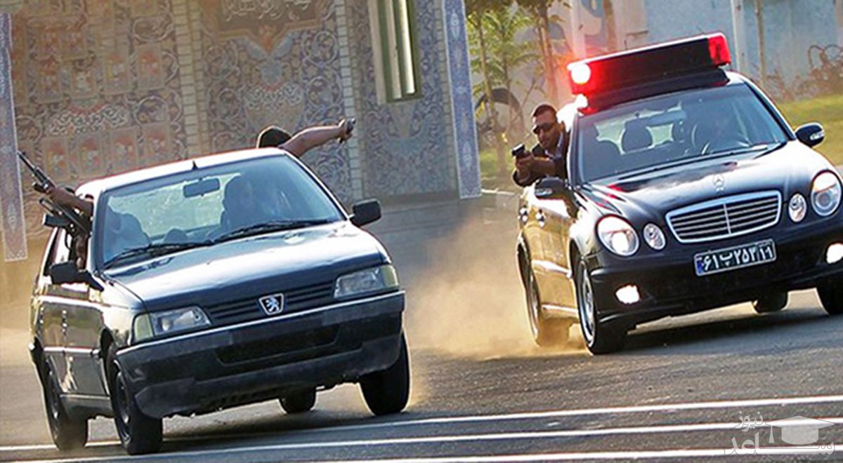 ۶۰ ماشین پلیس در تعقیب یک قاتل + فیلم