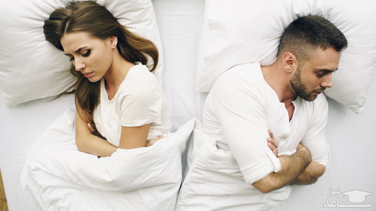 زن و مرد در تختخواب