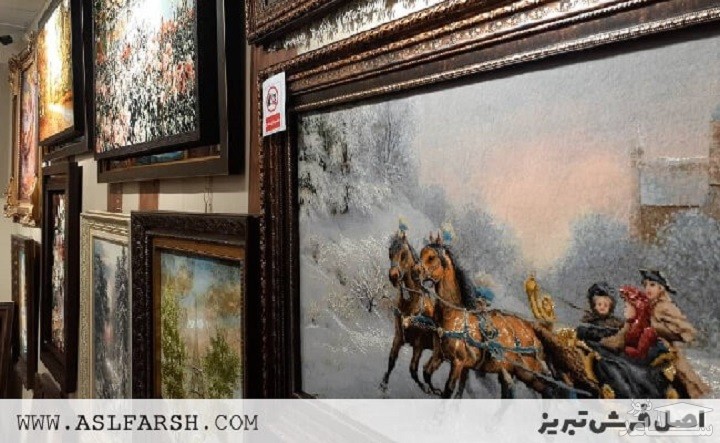 فرش و تابلو فرش دستباف اصیل تبریز ۱۴۰۰