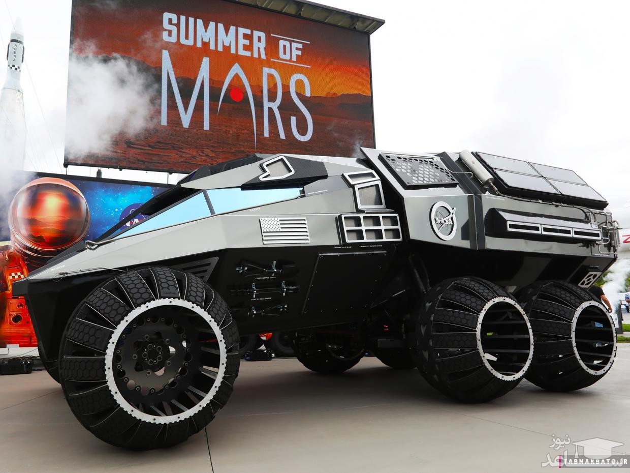 (فیلم) خودروی مریخ نورد ناسا رونمایی شد