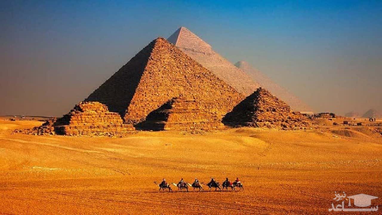 فیلمی از داخل هرم بزرگ مصر