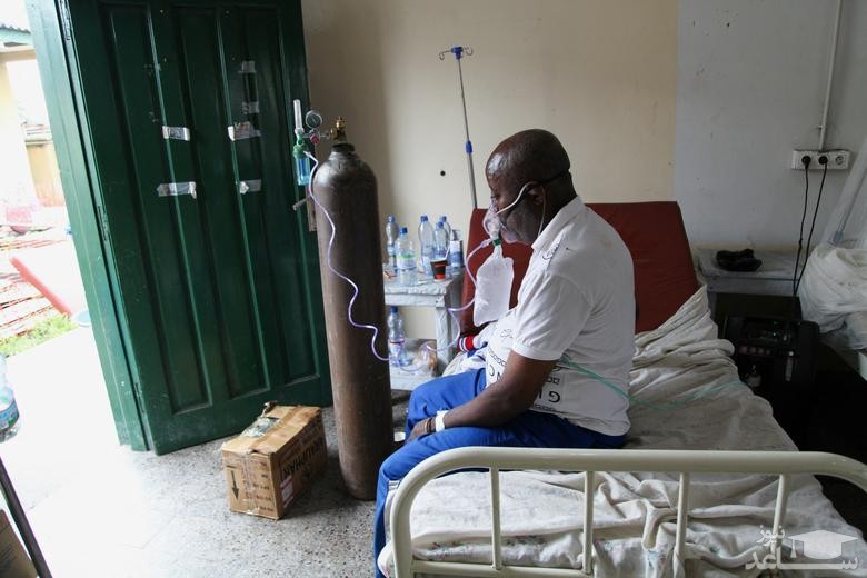 بخش بیماران کرونایی در بیمارستانی در شهر "کینشازا" مرکز جمهوری دموکراتیک کنگو/ رویترز