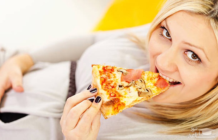 خوردن پیتزا در بارداری