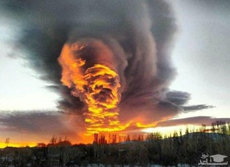 طلوع عجیب و زیبای امروز همدان