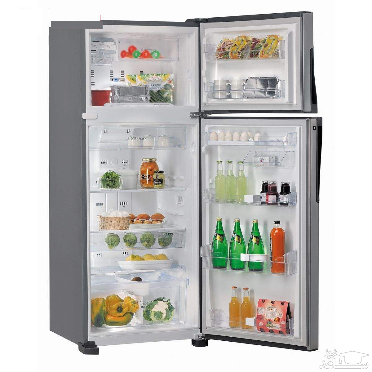 فضای داخل یخچال فریزر ویرپول WTM 552 RSS