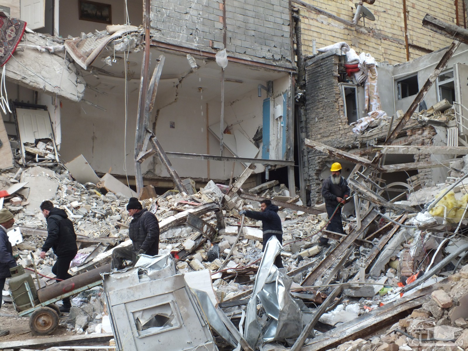 انفجار ساختمان مسکونی در تبریز