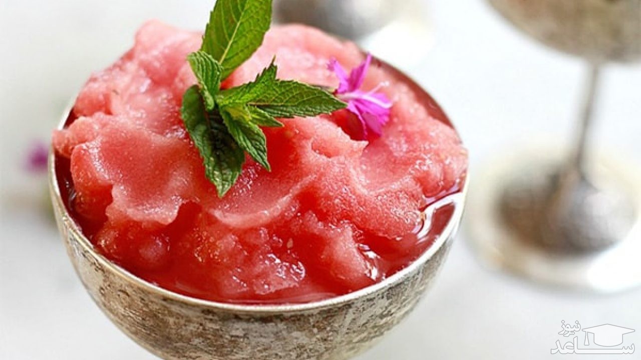 روش تهیه یخ در بهشت هندوانه لذیذ