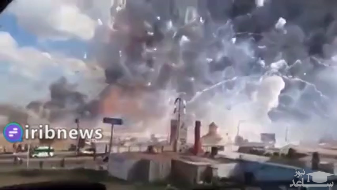 (فیلم) انفجار شدید در کارخانه فشفشه سازی در ترکیه