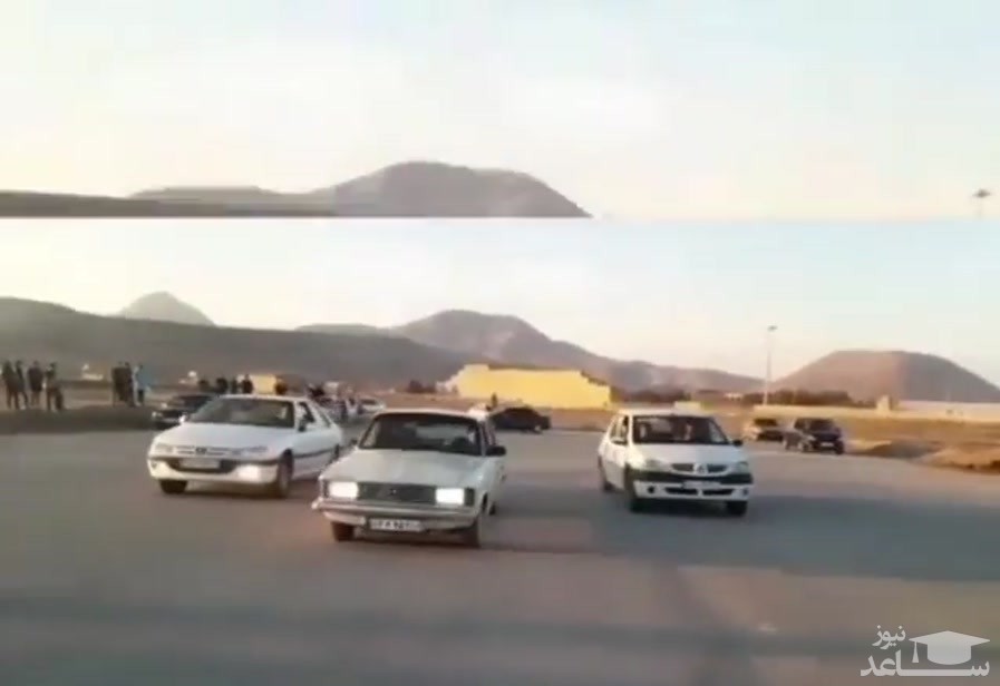 (فیلم) کورس جنجالی پیکان با پژو ۲۰۶