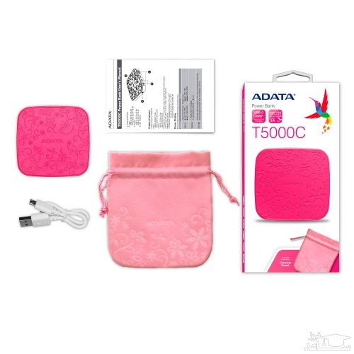 شارژر همراه ای دیتا مدل T5000C ظرفیت 5000 میلی آمپر ساعت