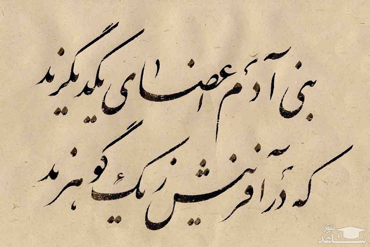 شعر سعدی